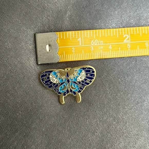 Moth Enamel Pin - Picture 2 of 3